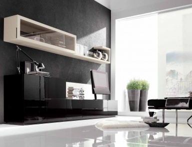 Modular system made of solid wood, Zanette