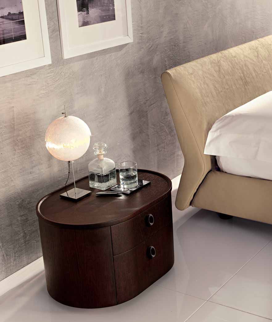 Bedside table with drawers, Zanette