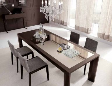 Rectangular table on high legs, Zanette