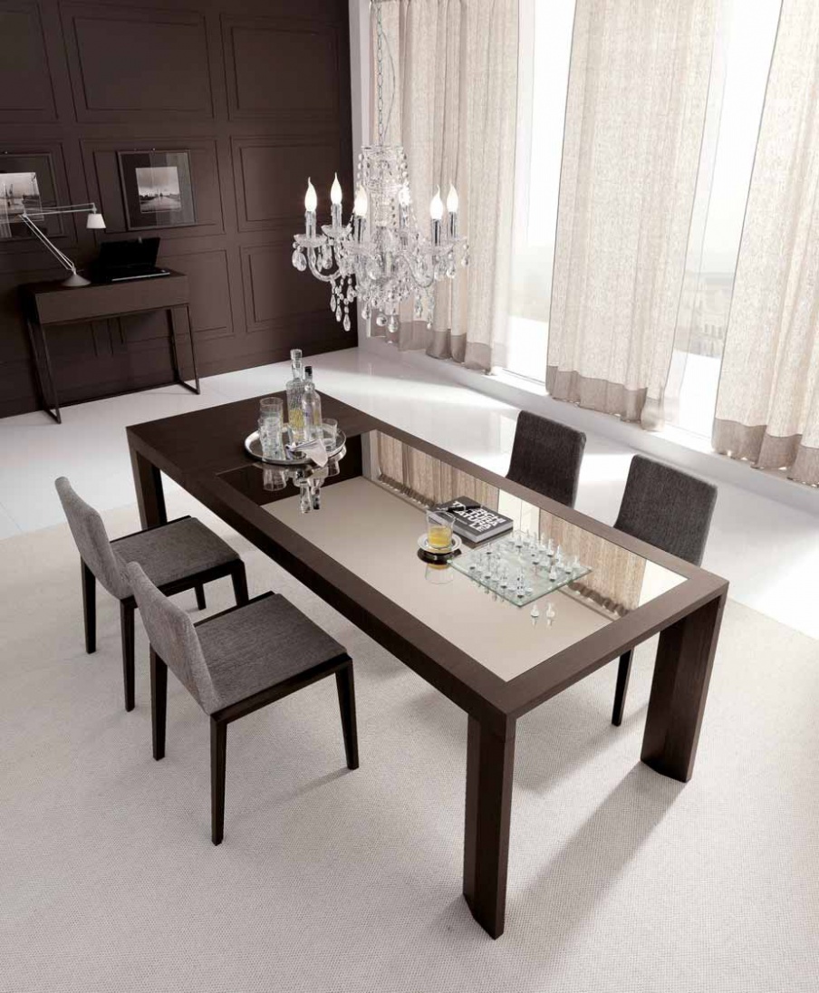 Rectangular table on high legs, Zanette