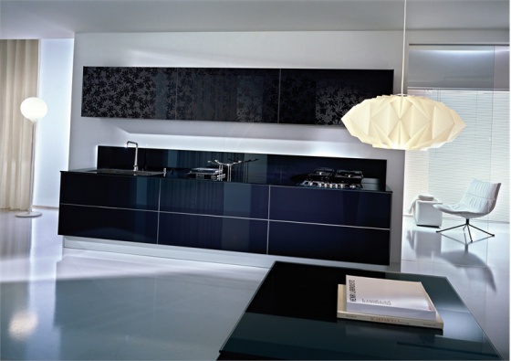 Designer kitchen in the interior
