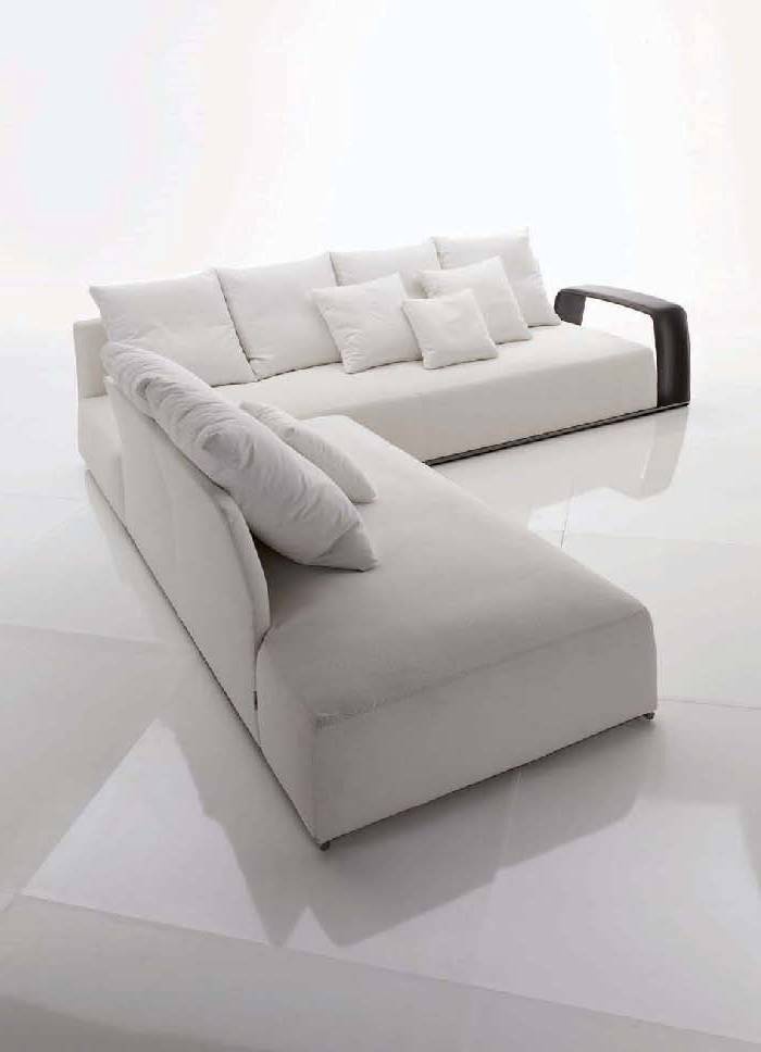 Corner sofa with a hidden frame, Desiree