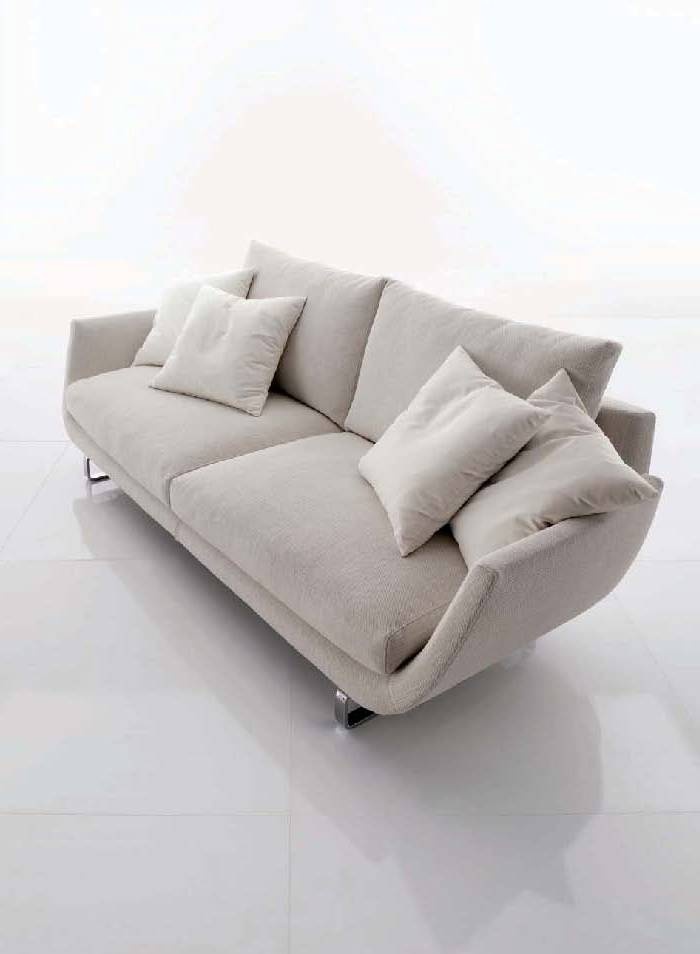 Two seater sofa with a hidden frame, Desiree