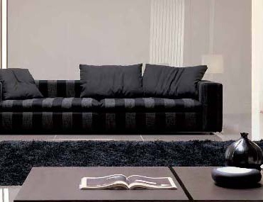 Double sofa bed on low legs, Desiree