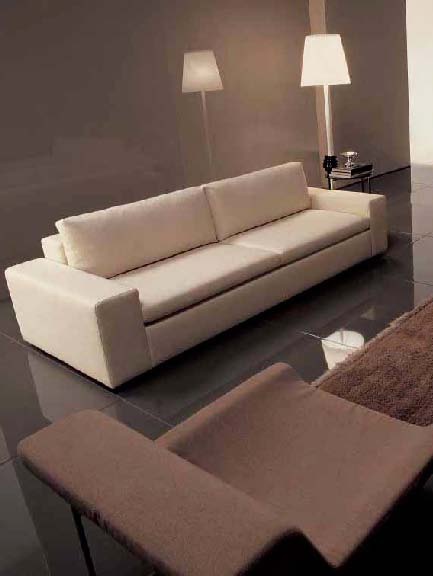 Double sofa bed on low legs, Desiree