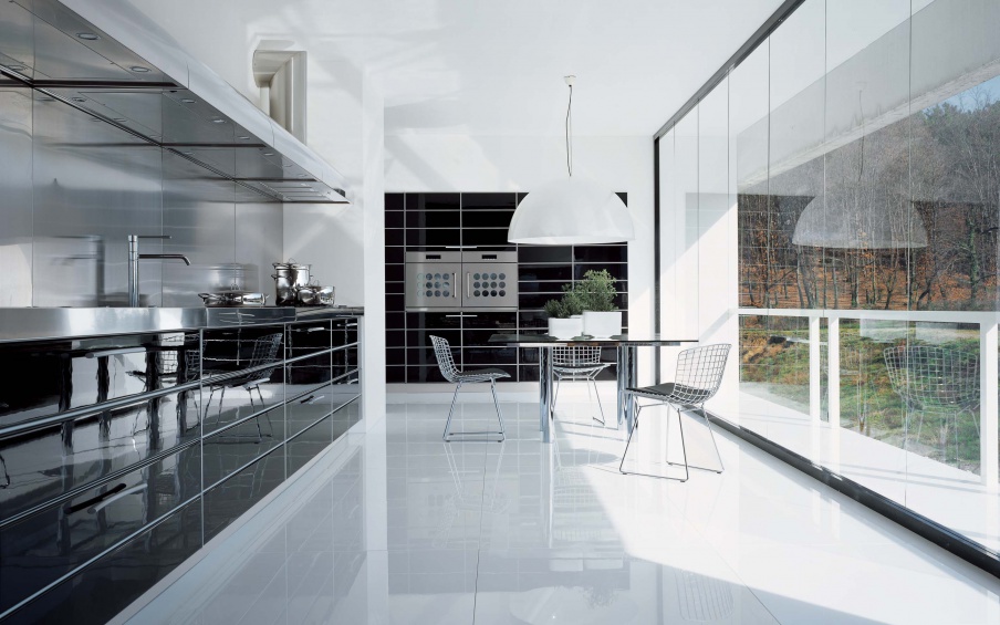 Kitchen (kitchen set) with wooden case Schiffini