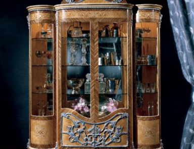 Showcase made of solid wood, Socci Anchise