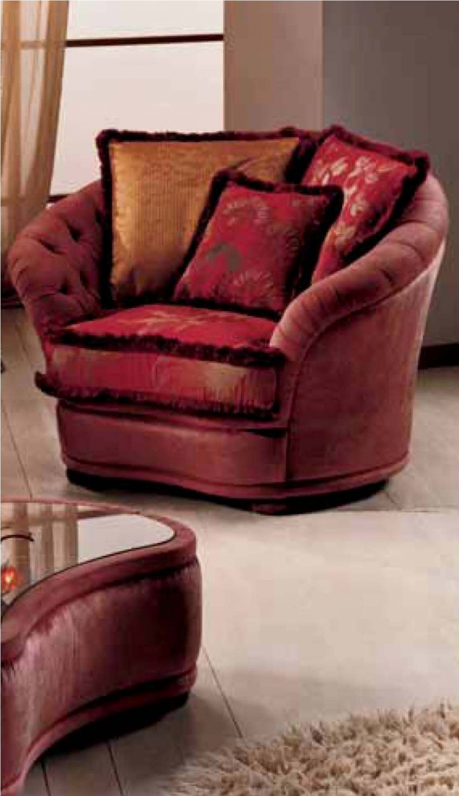 The high-backed chair, Linea Due