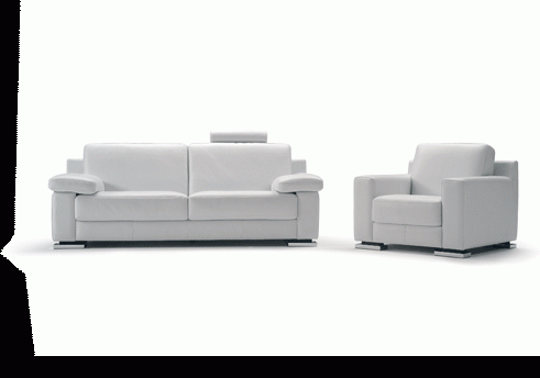 Living room (sofa set) Calia Italia, Noir