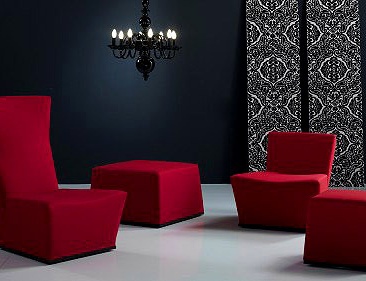 Armchair with Ottoman leg, MELVILLE - Orizzonti