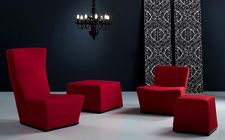 Armchair with Ottoman leg, MELVILLE - Orizzonti