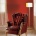 Armchair with high back 
