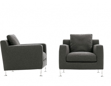 Chair with metal legs Harry, B&B Italia