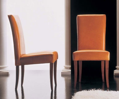 Chair with frame in natural wood Nizza, Cava