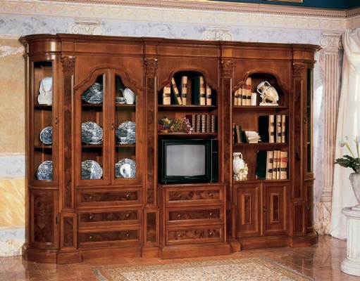 Modular system made of solid wood, Stile Elisa