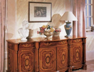 A chest of drawers with hinged doors, Stile Elisa