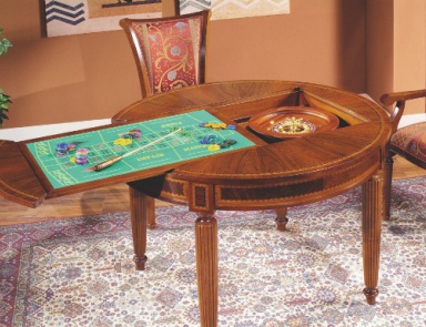 The table for games on high legs, Stile Elisa