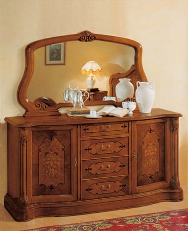 Wooden chest of drawers, BTC