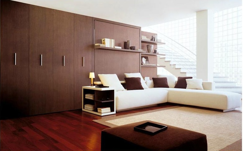 A pull - out sofa, Clei