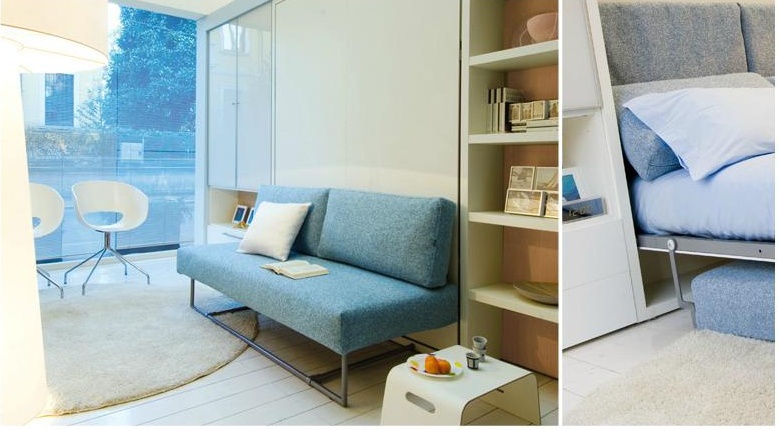 A pull - out sofa, Clei