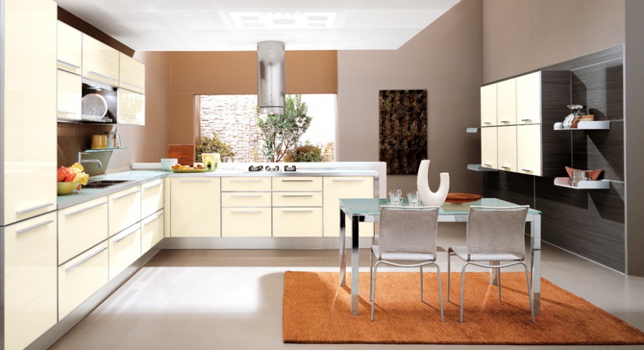 Set for the kitchen with silent closing system drawers Doge, Zaccariotto Cucine