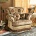 Armchair with high back