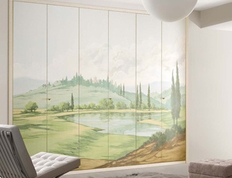 Wardrobe with hinged doors, Benedetti