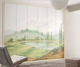 Wardrobe with hinged doors, Benedetti