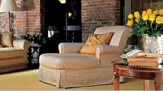 Chair with armrests, Beatrice - Busnelli