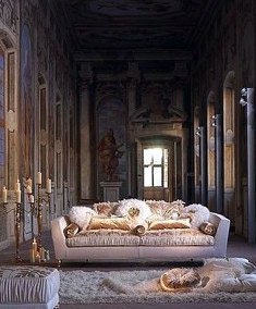 Double sofa bed on low legs, Eclipse - Busnelli