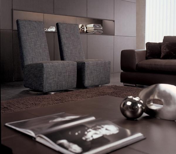 Chair with high back, Rea - CTS Salotti