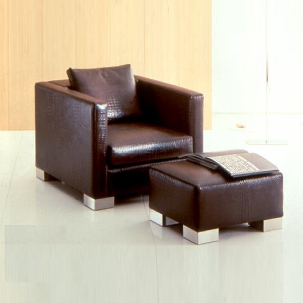 Chair with Ottoman foot Talk, CTS Salotti