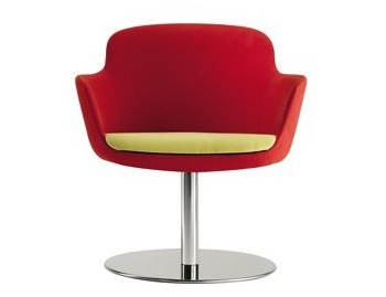 A chair on metal base, Annia - Domingo Salotti