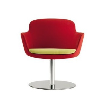 A chair on metal base, Annia - Domingo Salotti