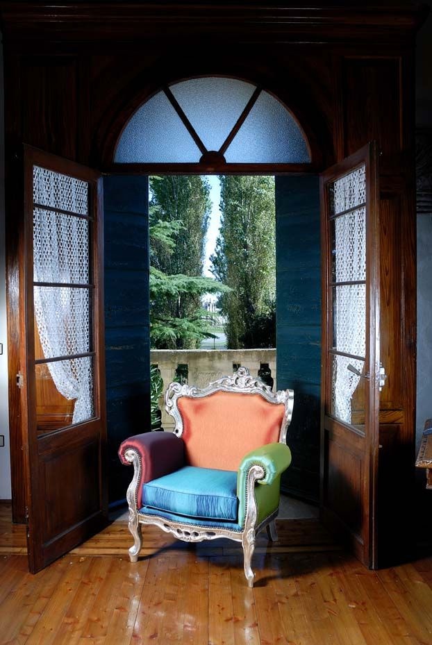 Armchair with shaped back, Domus Mobili