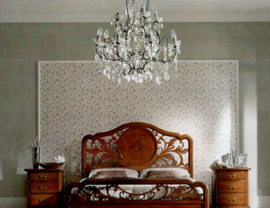 Double bed with high headboard, Domus Mobili