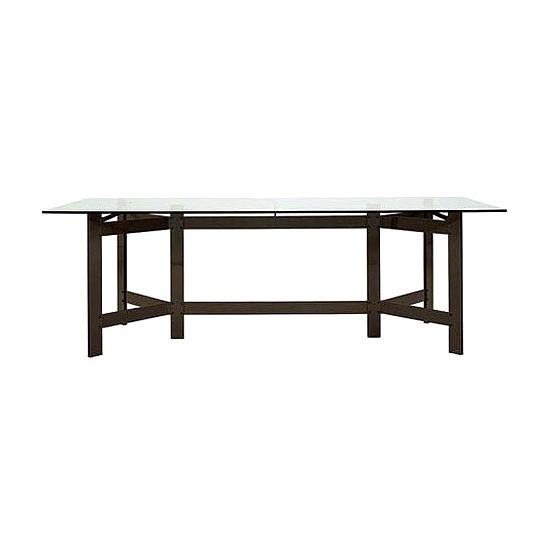 Dining table with rectangular top, Driade