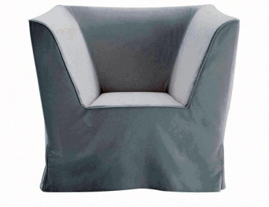 A chair with a hidden frame, lorenzo armchair - Driade