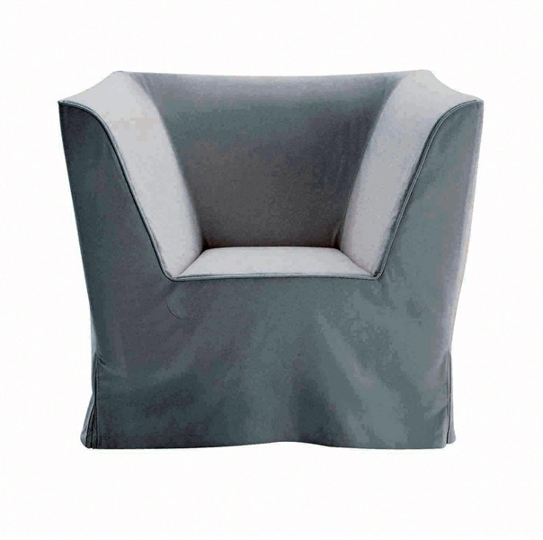 A chair with a hidden frame, lorenzo armchair - Driade