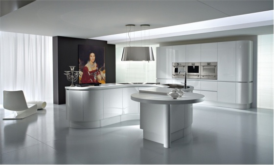 Kitchens in style hi-tech