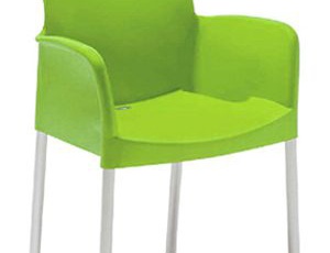 Chair with armrests, Pedrali