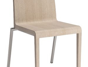 A chair with legs made of metal Pedrali