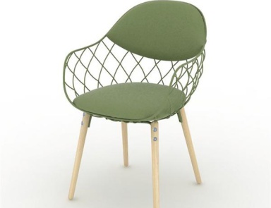 Chair with armrests, Pina - Magis