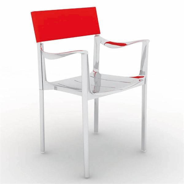 Chair with armrests, Venice - Magis