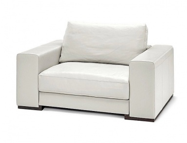 Chair with armrests, Domino armchair - Natuzzi