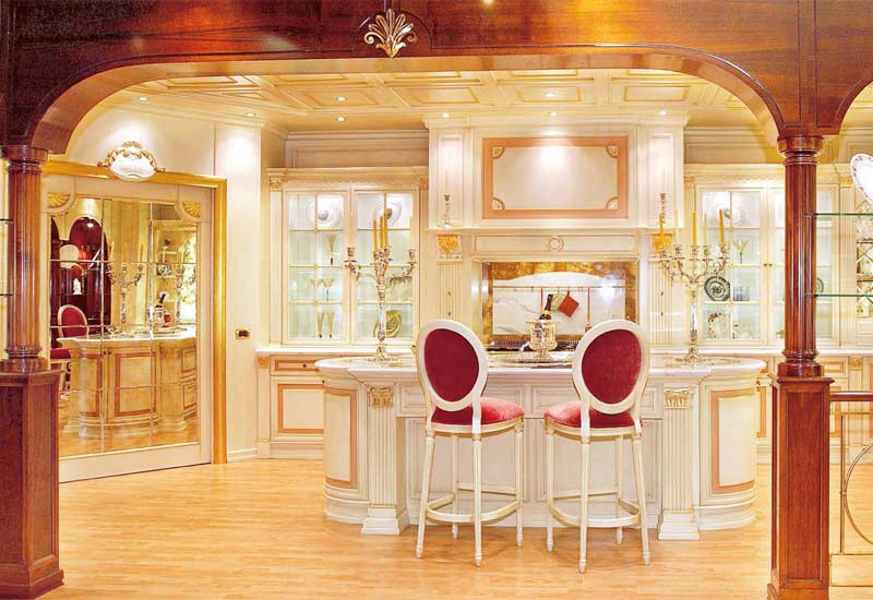 Set for the kitchen with a Breakfast bar, Bucalossi