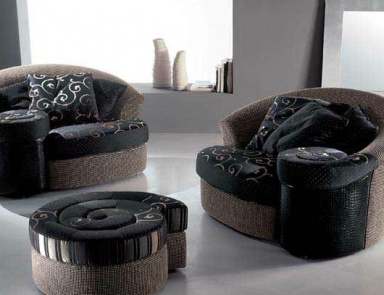 Living room (sofa set) Chiocciola, Smiam