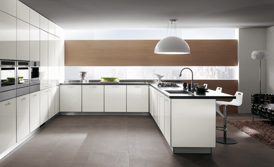 Kitchen (kitchen set) Scavolini, Crystal