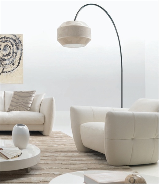 Chair with armrests, Marcus Armchair - Natuzzi