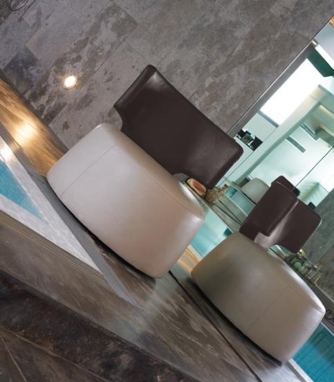 Armchair with leather upholstery Hip Hop, Brianform 